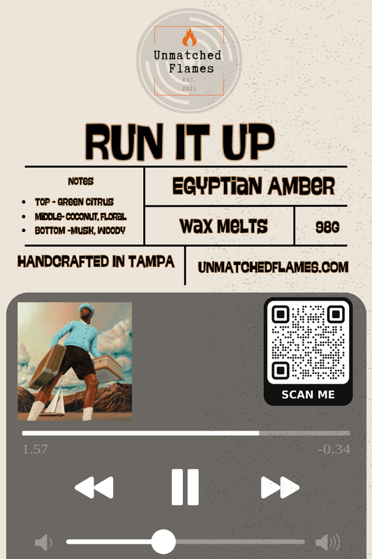 Egyptian Amber (RUN IT UP) WAX MELTS